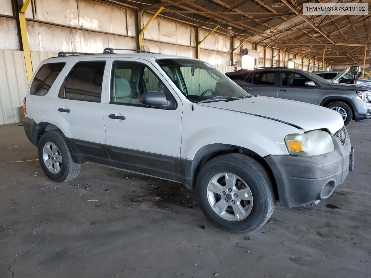 2007 Ford Escape Xlt VIN: 1FMYU931X7KA19102 Lot: 79013514