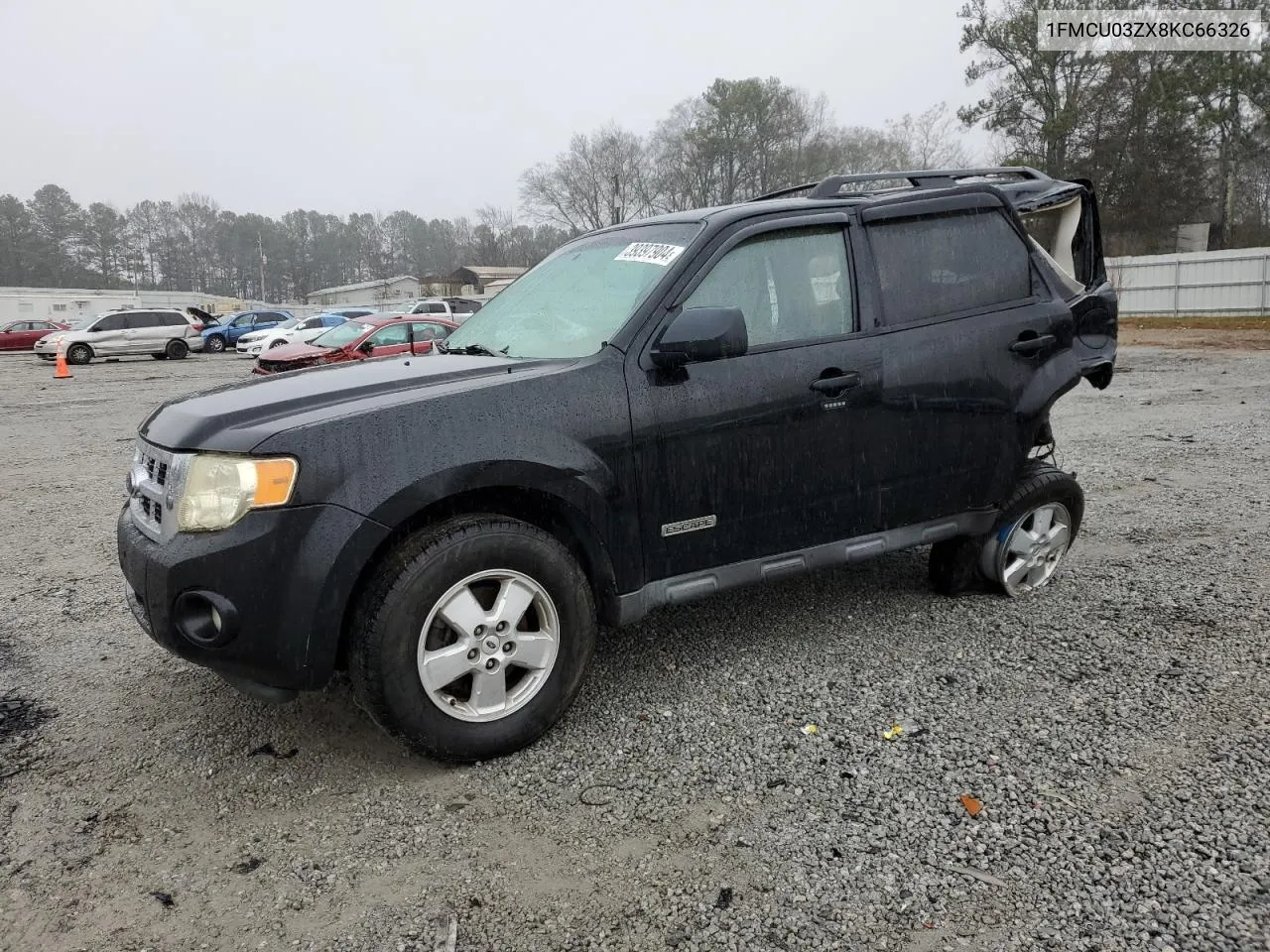 2008 Ford Escape Xlt VIN: 1FMCU03ZX8KC66326 Lot: 39397904