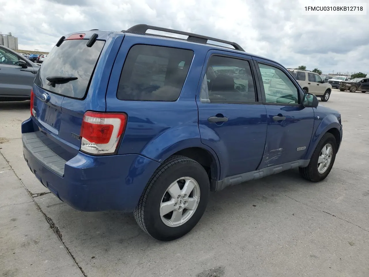 2008 Ford Escape Xlt VIN: 1FMCU03108KB12718 Lot: 57175474