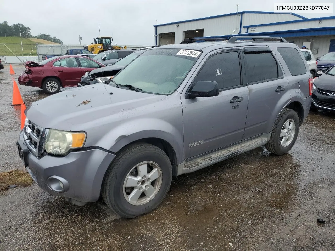 2008 Ford Escape Xlt VIN: 1FMCU03Z28KD77047 Lot: 60412944