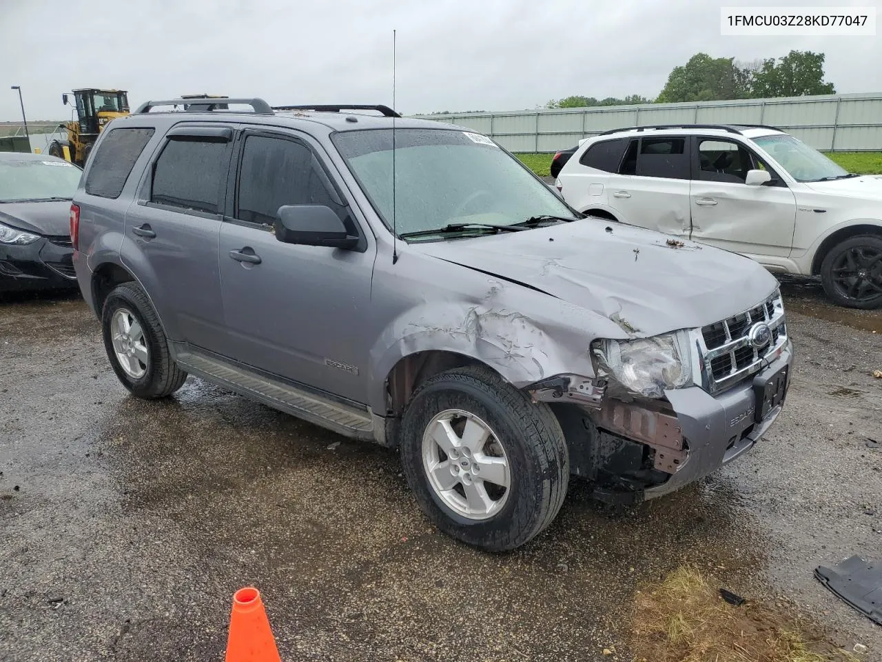 2008 Ford Escape Xlt VIN: 1FMCU03Z28KD77047 Lot: 60412944