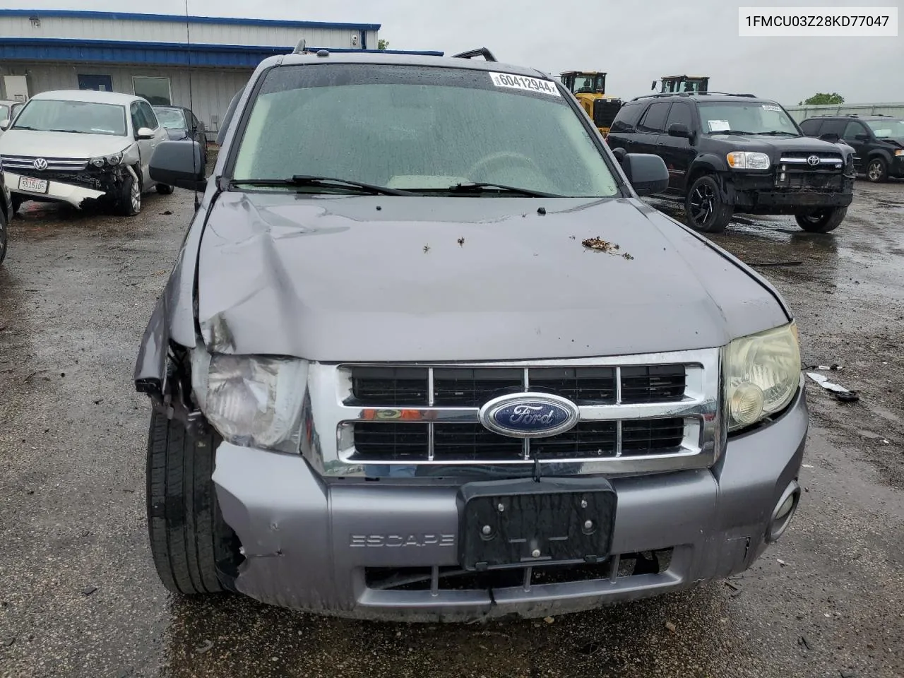 2008 Ford Escape Xlt VIN: 1FMCU03Z28KD77047 Lot: 60412944