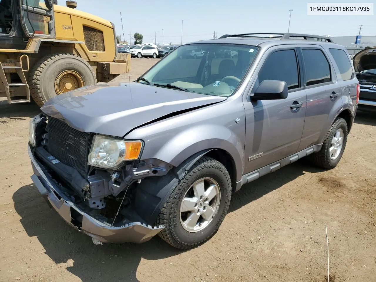 2008 Ford Escape Xlt VIN: 1FMCU93118KC17935 Lot: 63869394