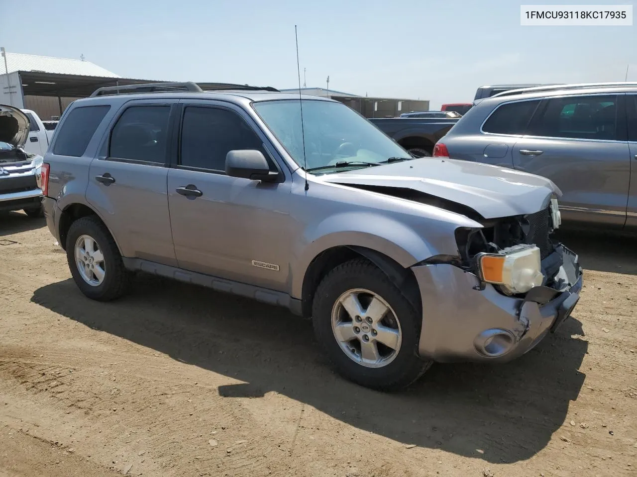 2008 Ford Escape Xlt VIN: 1FMCU93118KC17935 Lot: 63869394