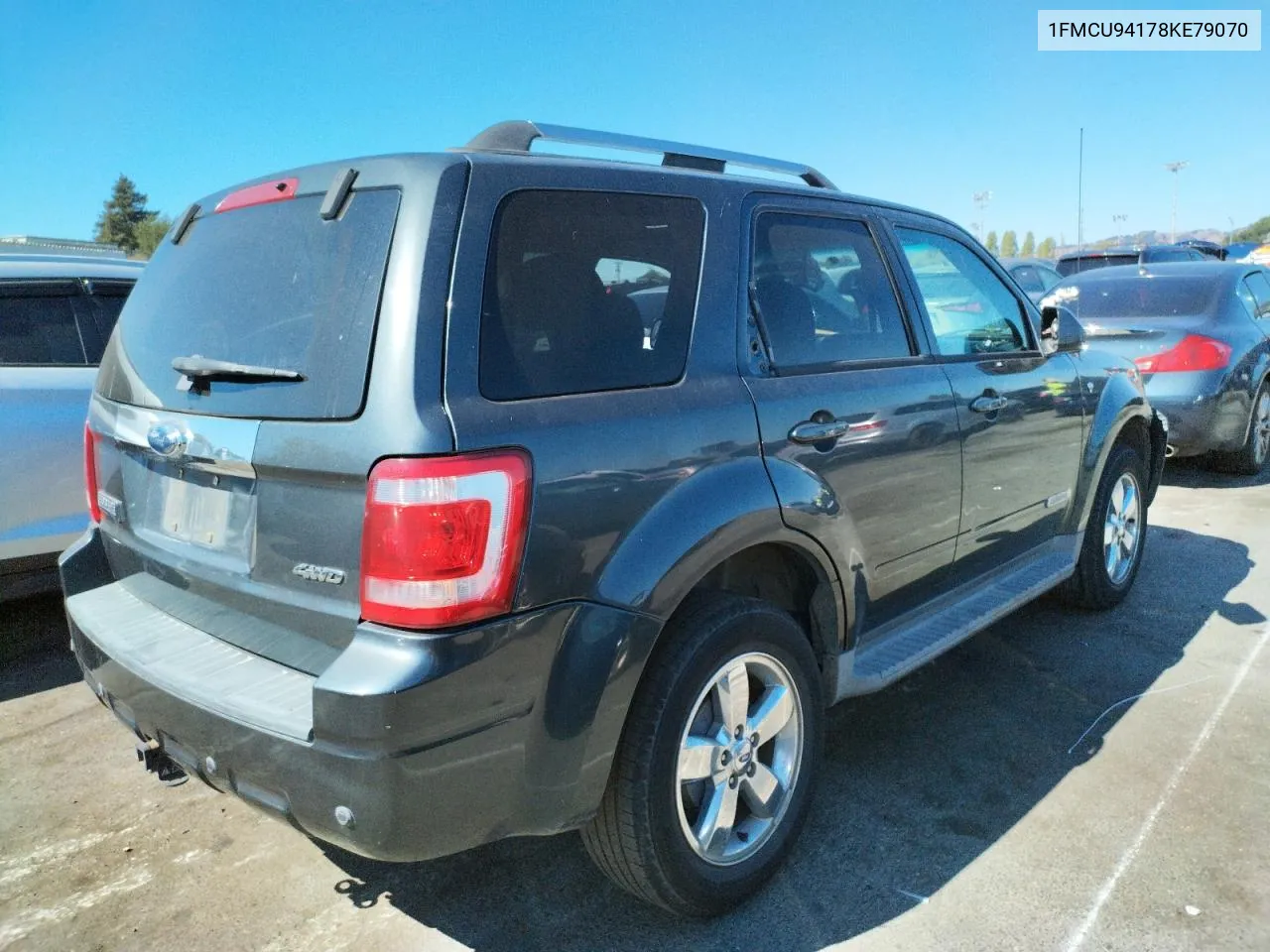 2008 Ford Escape Limited VIN: 1FMCU94178KE79070 Lot: 66144944