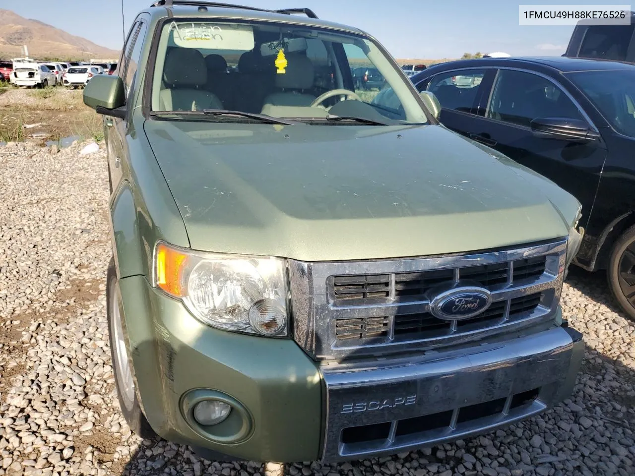 2008 Ford Escape Hev VIN: 1FMCU49H88KE76526 Lot: 67110324