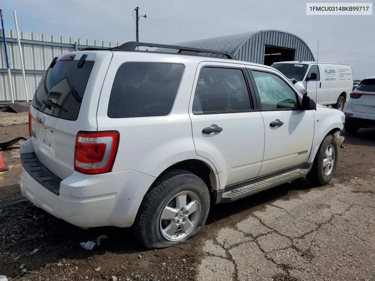 2008 Ford Escape Xlt VIN: 1FMCU03148KB99717 Lot: 68364174