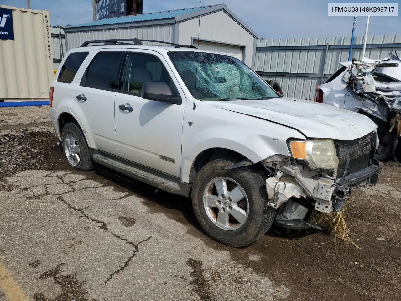 2008 Ford Escape Xlt VIN: 1FMCU03148KB99717 Lot: 68364174