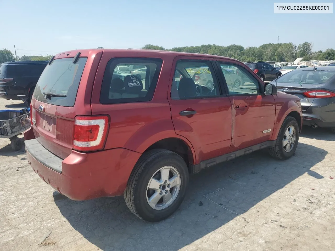 2008 Ford Escape Xls VIN: 1FMCU02Z88KE00901 Lot: 68536034