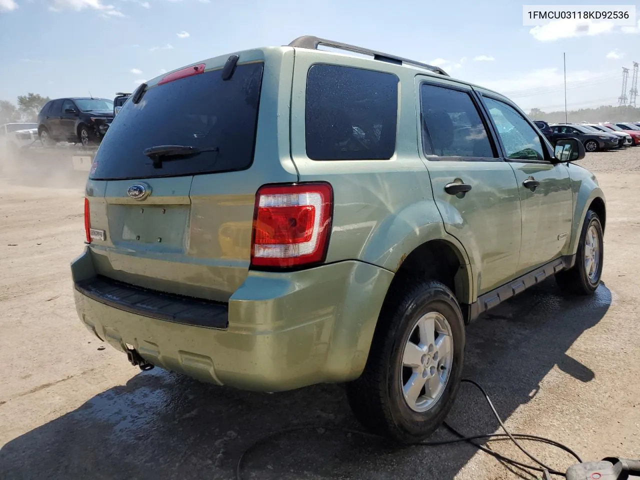 2008 Ford Escape Xlt VIN: 1FMCU03118KD92536 Lot: 69321644