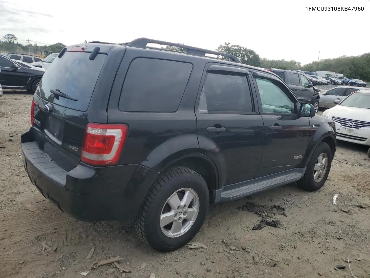 2008 Ford Escape Xlt VIN: 1FMCU93108KB47960 Lot: 69917394