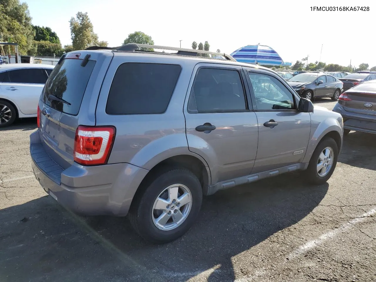 2008 Ford Escape Xlt VIN: 1FMCU03168KA67428 Lot: 70665834