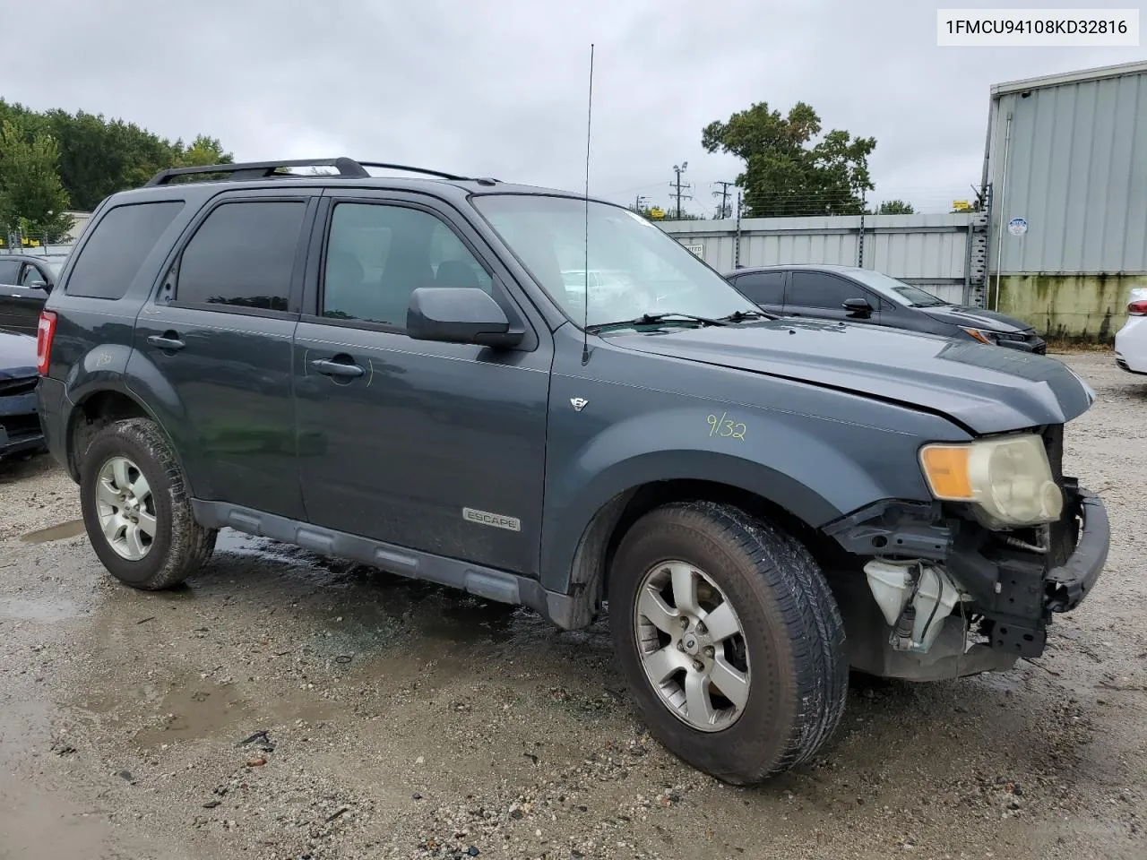 2008 Ford Escape Limited VIN: 1FMCU94108KD32816 Lot: 71411894