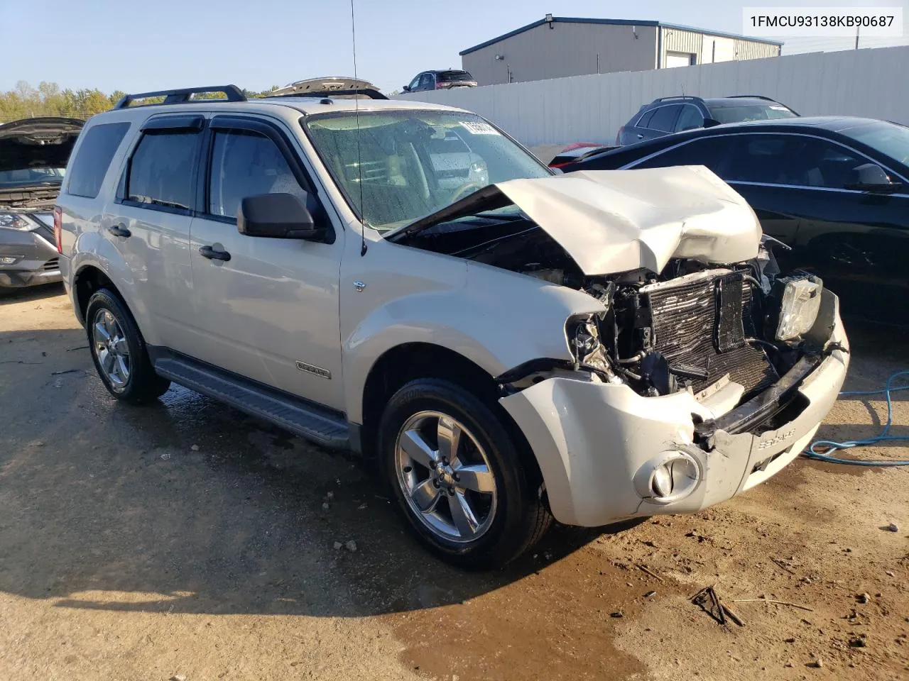 2008 Ford Escape Xlt VIN: 1FMCU93138KB90687 Lot: 71556714