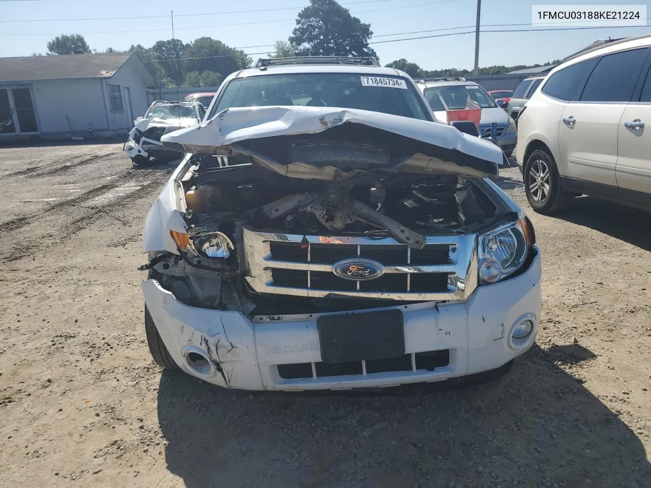 2008 Ford Escape Xlt VIN: 1FMCU03188KE21224 Lot: 71845734