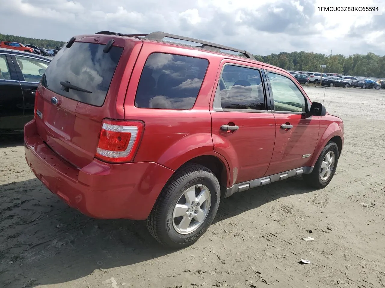 2008 Ford Escape Xlt VIN: 1FMCU03Z88KC65594 Lot: 72068154