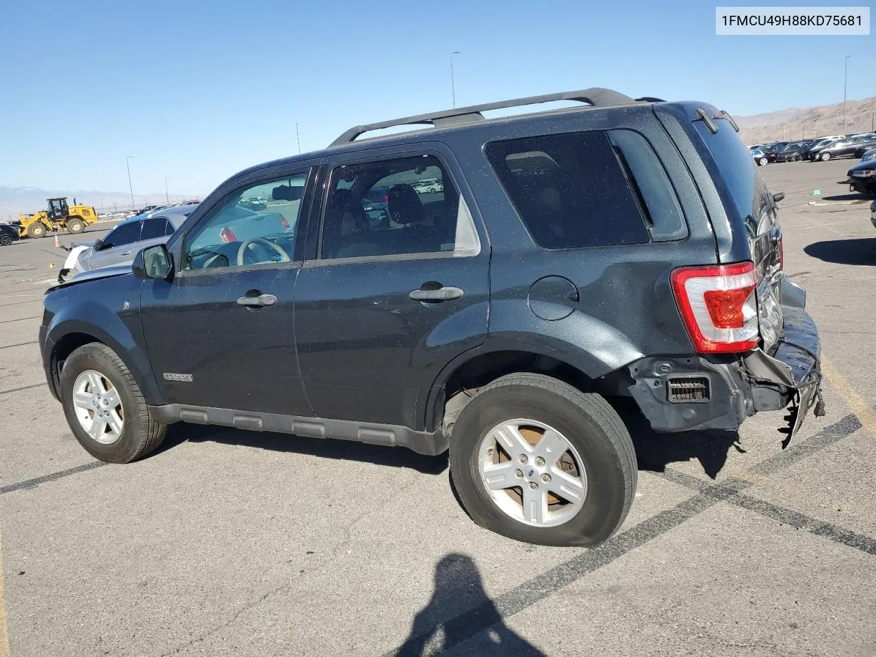 2008 Ford Escape Hev VIN: 1FMCU49H88KD75681 Lot: 72071934