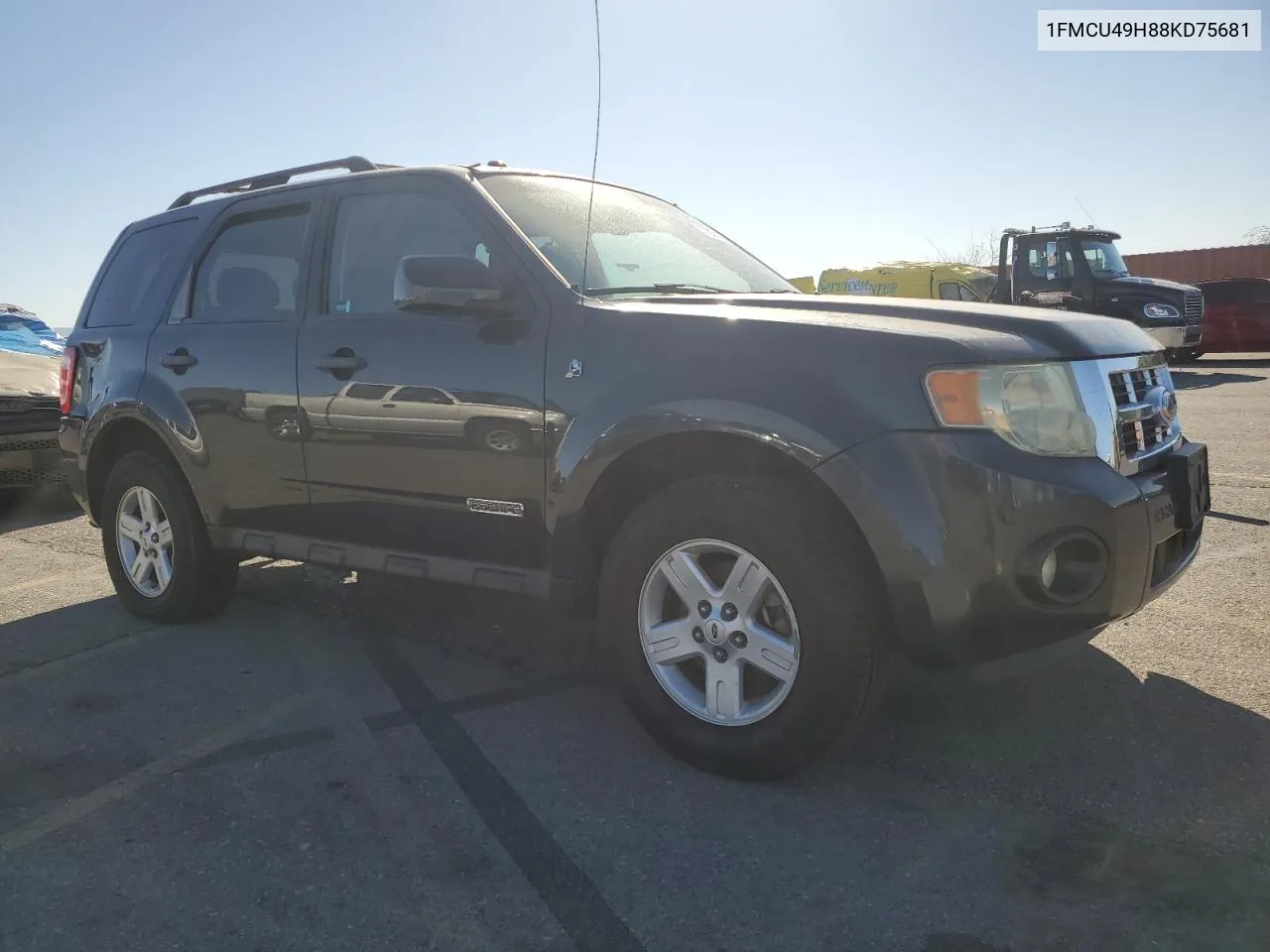 2008 Ford Escape Hev VIN: 1FMCU49H88KD75681 Lot: 72071934