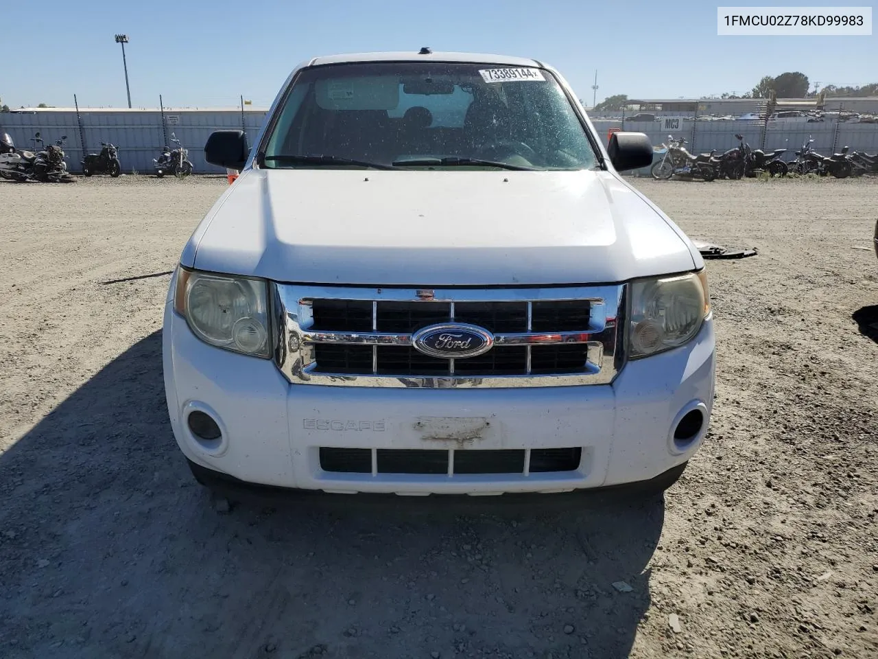 2008 Ford Escape Xls VIN: 1FMCU02Z78KD99983 Lot: 73389144