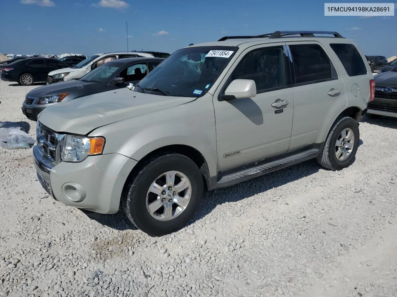 2008 Ford Escape Limited VIN: 1FMCU94198KA28691 Lot: 73411854