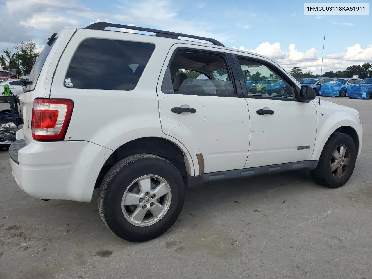 2008 Ford Escape Xlt VIN: 1FMCU03118KA61911 Lot: 73793654