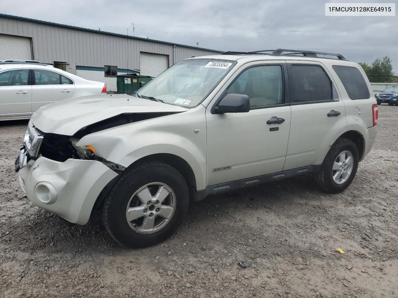 2008 Ford Escape Xlt VIN: 1FMCU93128KE64915 Lot: 73835554