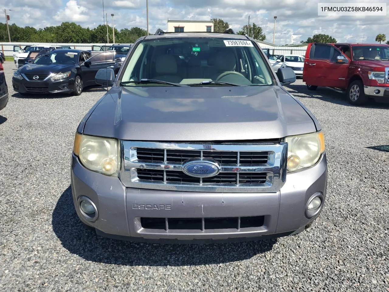 2008 Ford Escape Xlt VIN: 1FMCU03Z58KB46594 Lot: 73987694