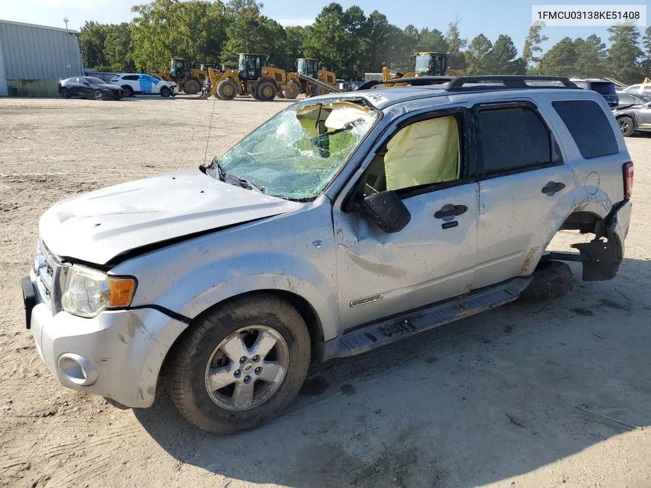 2008 Ford Escape Xlt VIN: 1FMCU03138KE51408 Lot: 74201804