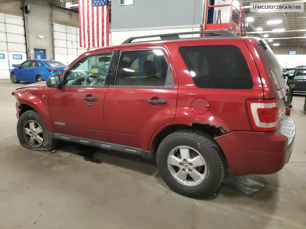 2008 Ford Escape Xlt VIN: 1FMCU93128KA96168 Lot: 74351694