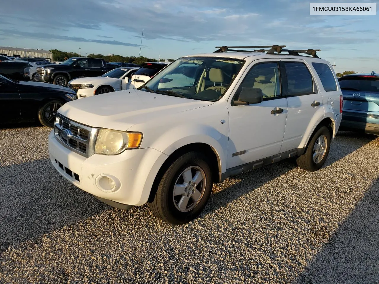 2008 Ford Escape Xlt VIN: 1FMCU03158KA66061 Lot: 74378124