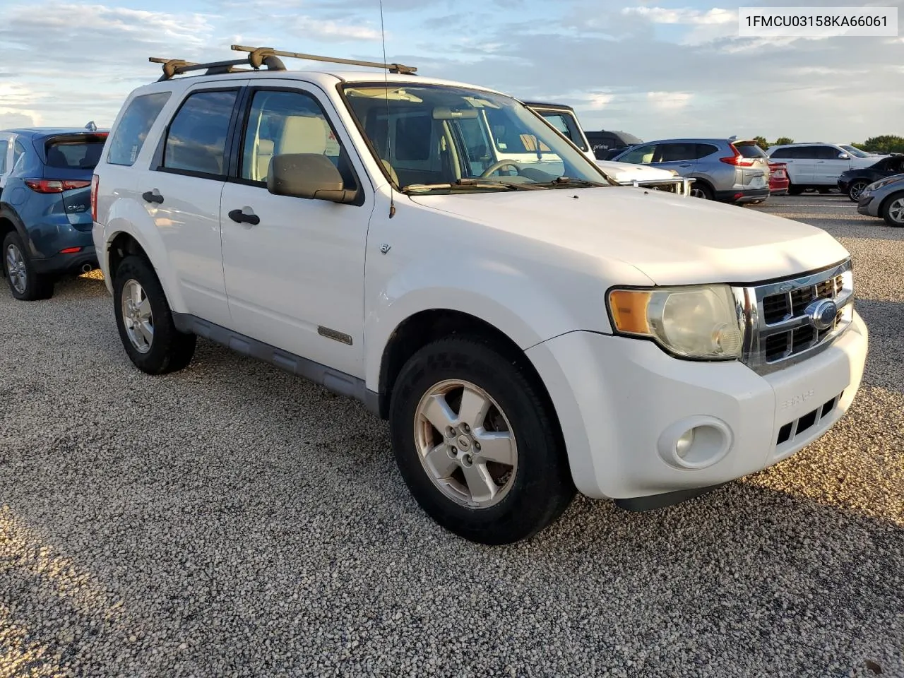 2008 Ford Escape Xlt VIN: 1FMCU03158KA66061 Lot: 74378124