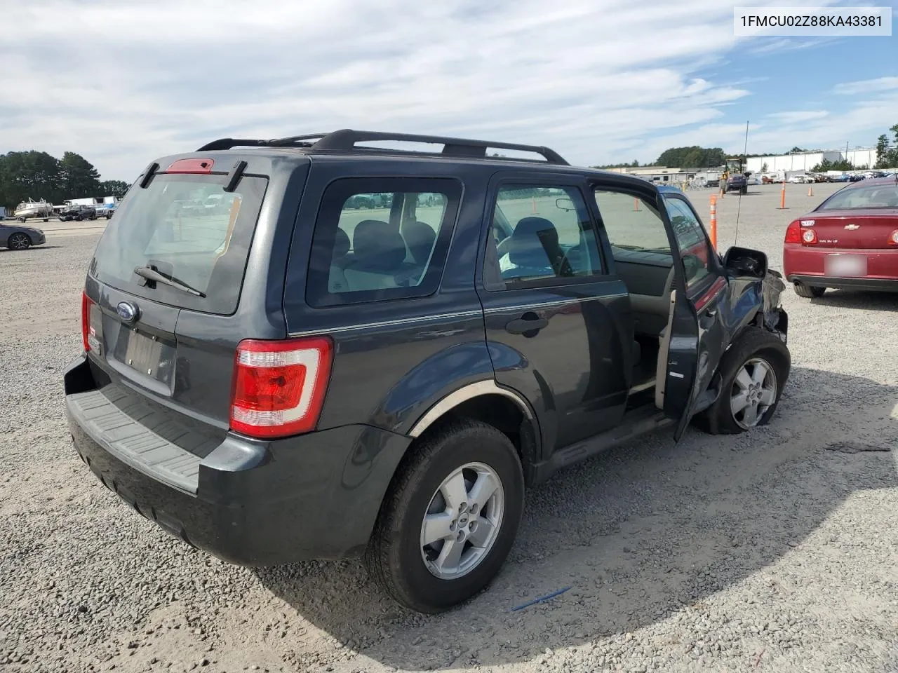 2008 Ford Escape Xls VIN: 1FMCU02Z88KA43381 Lot: 74470794