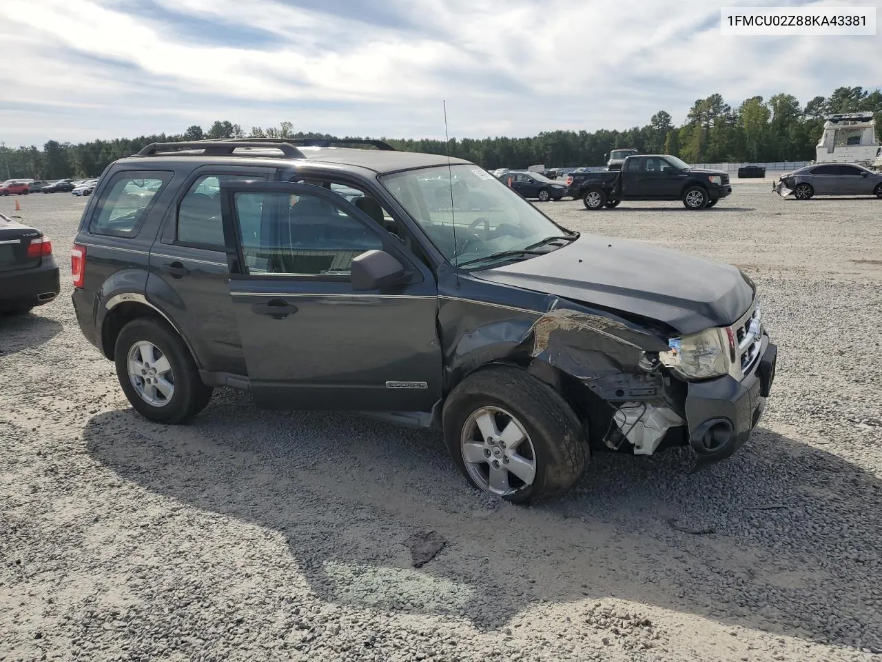 2008 Ford Escape Xls VIN: 1FMCU02Z88KA43381 Lot: 74470794