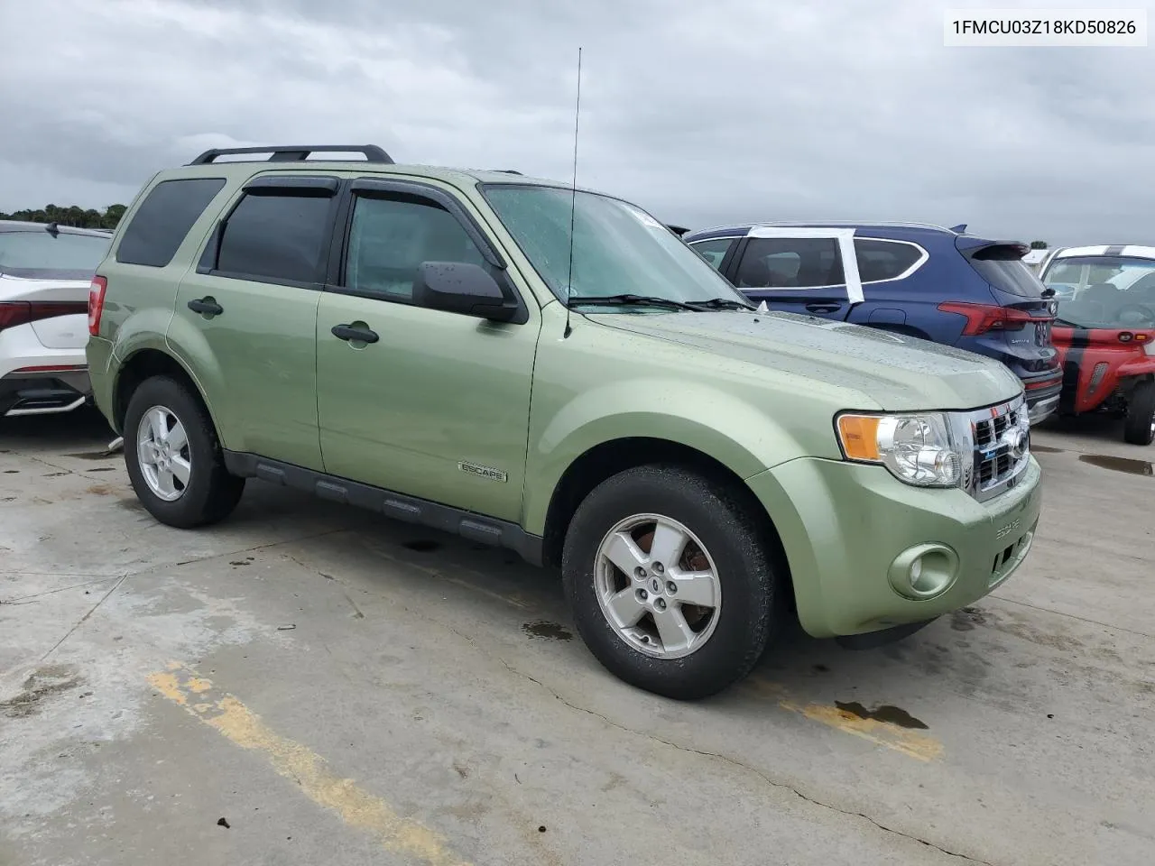 2008 Ford Escape Xlt VIN: 1FMCU03Z18KD50826 Lot: 74681754