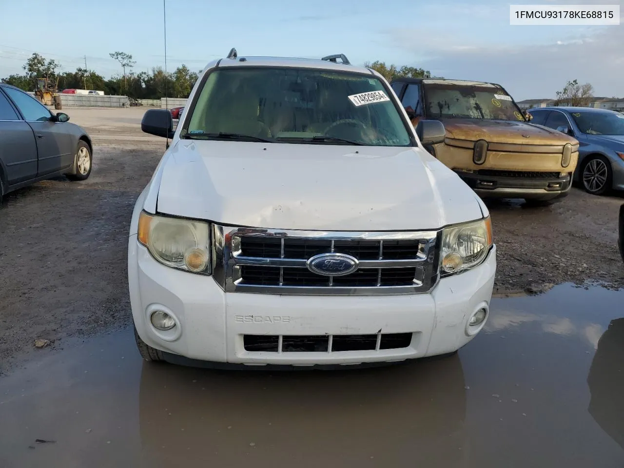 2008 Ford Escape Xlt VIN: 1FMCU93178KE68815 Lot: 74829854