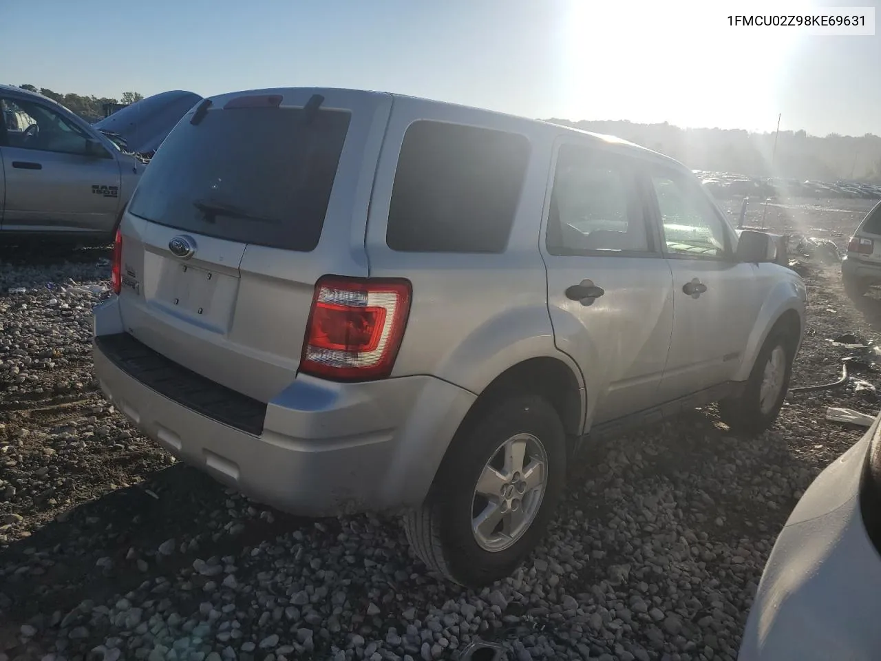 2008 Ford Escape Xls VIN: 1FMCU02Z98KE69631 Lot: 75011834