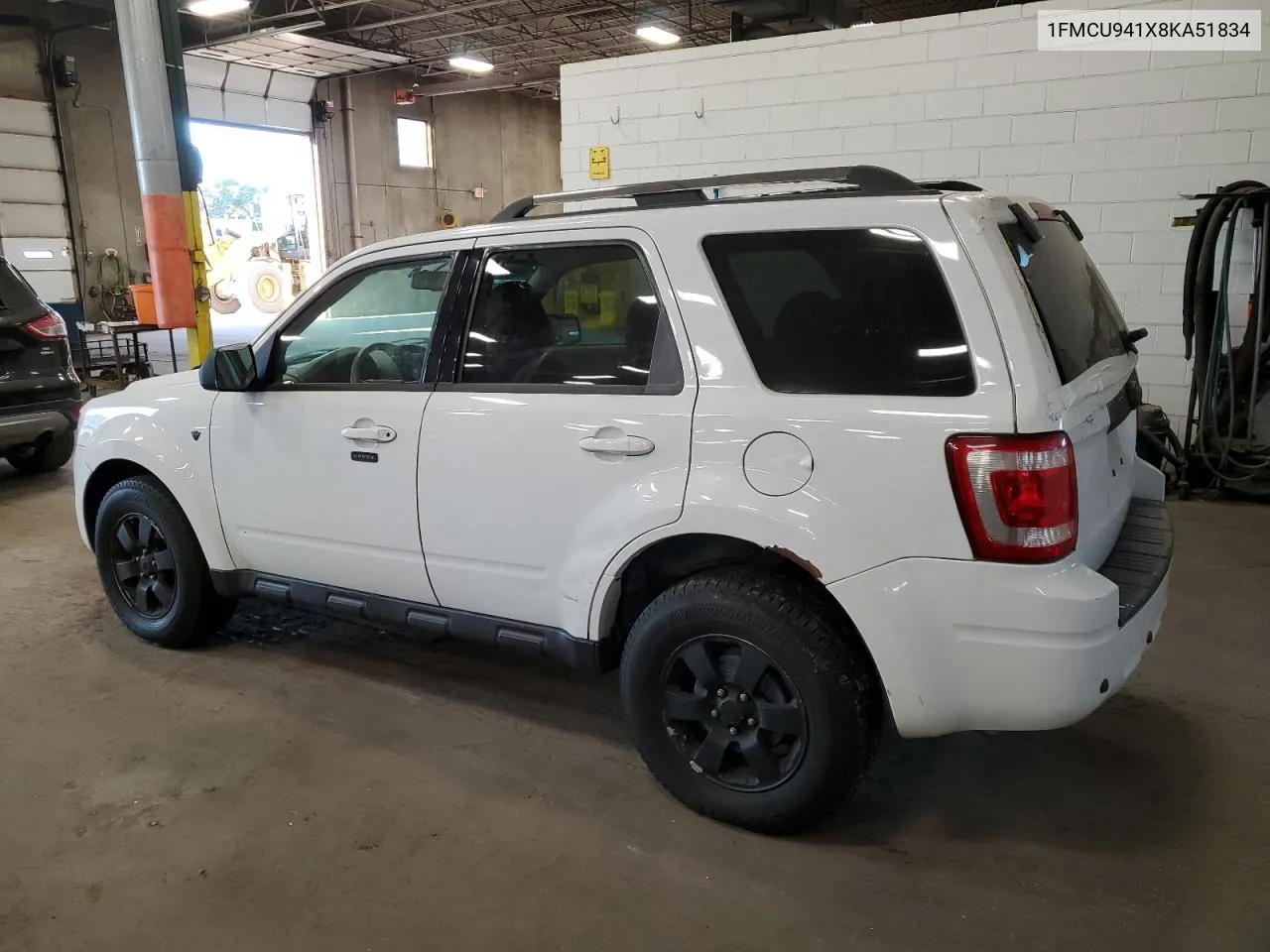 2008 Ford Escape Limited VIN: 1FMCU941X8KA51834 Lot: 75018504