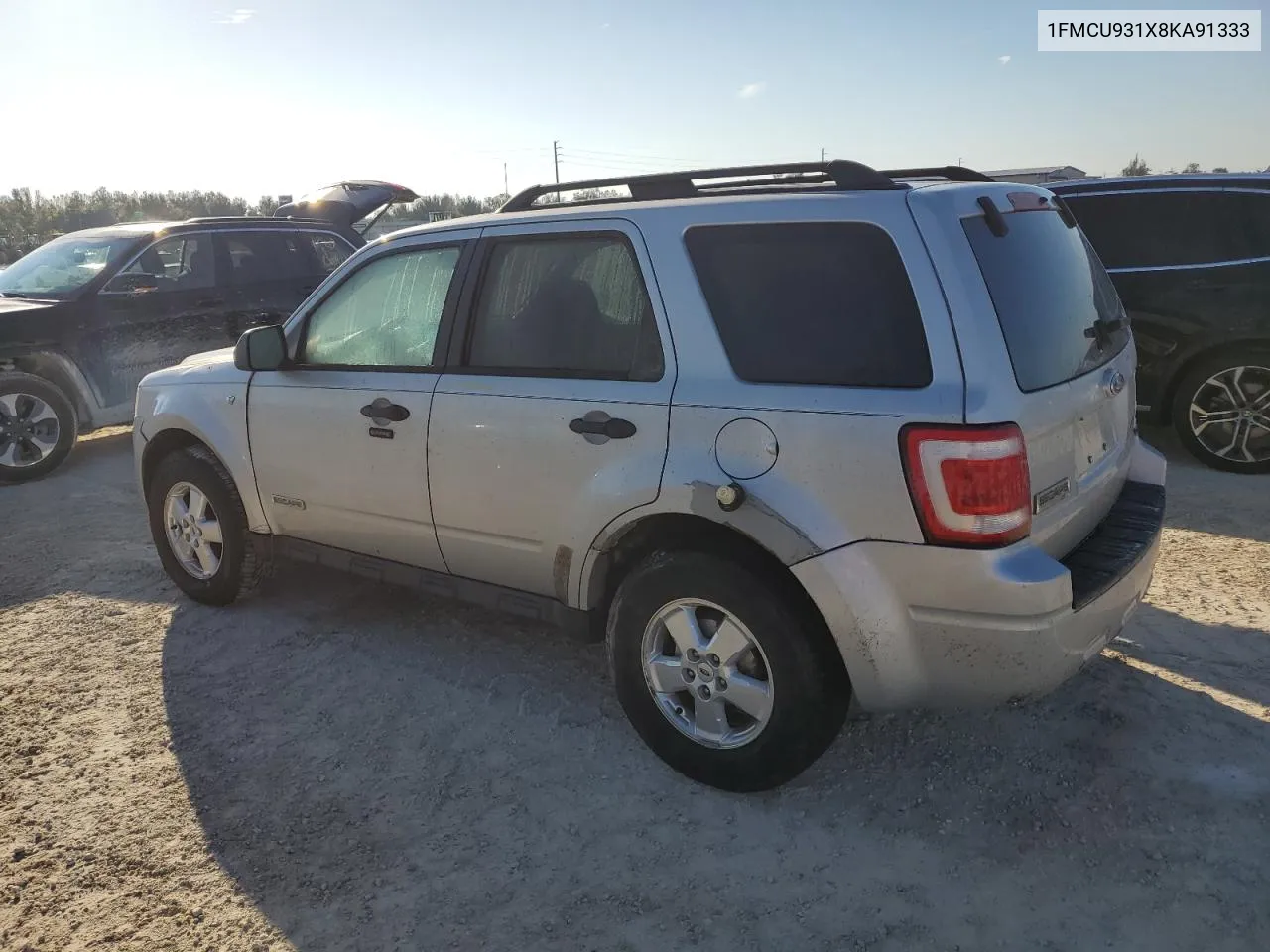 2008 Ford Escape Xlt VIN: 1FMCU931X8KA91333 Lot: 75128474