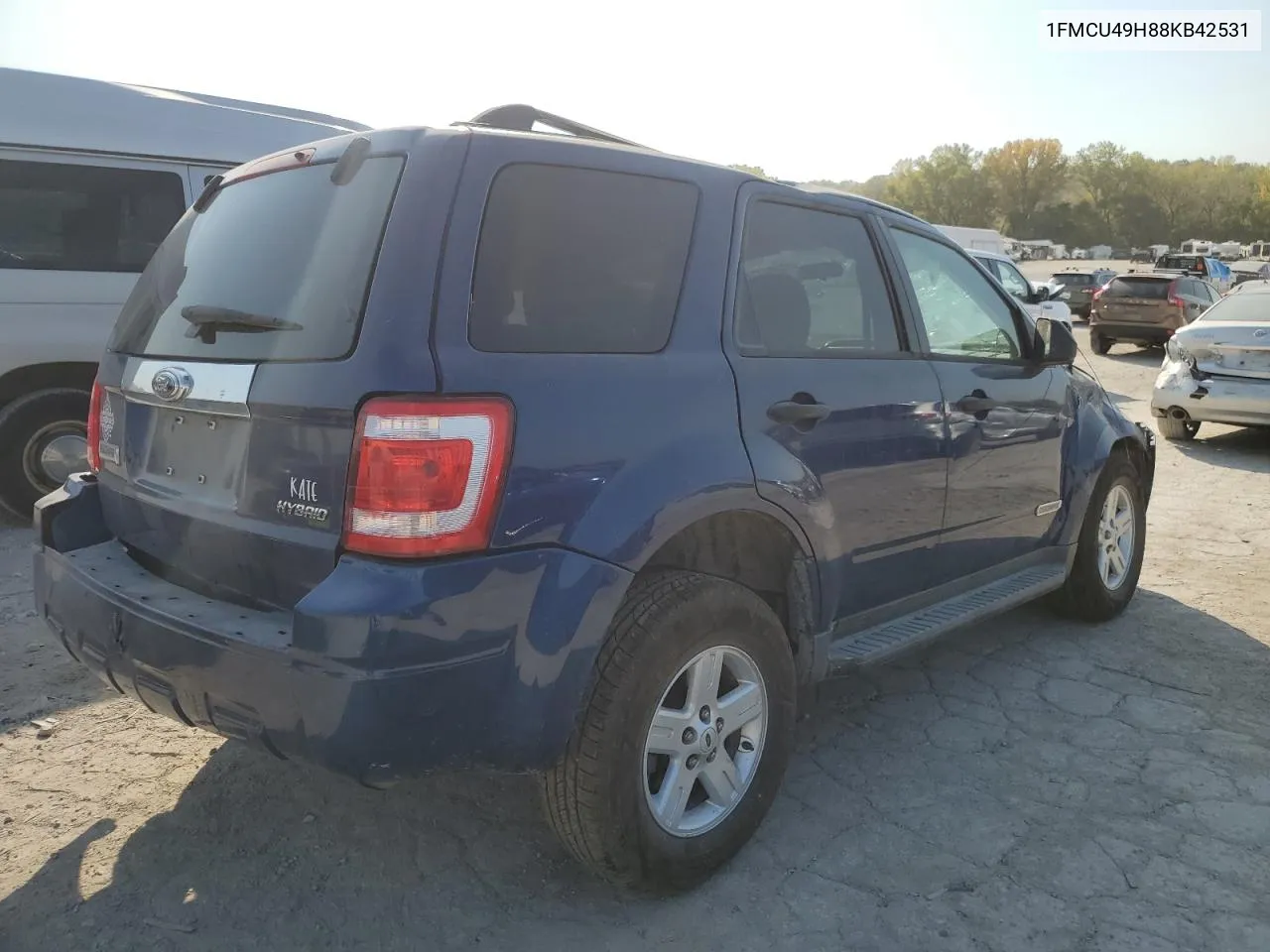 2008 Ford Escape Hev VIN: 1FMCU49H88KB42531 Lot: 75438274