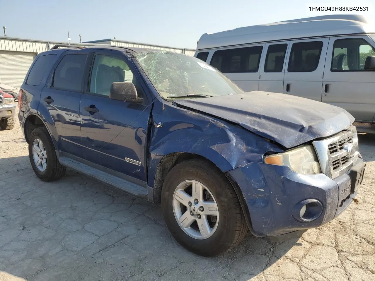 2008 Ford Escape Hev VIN: 1FMCU49H88KB42531 Lot: 75438274