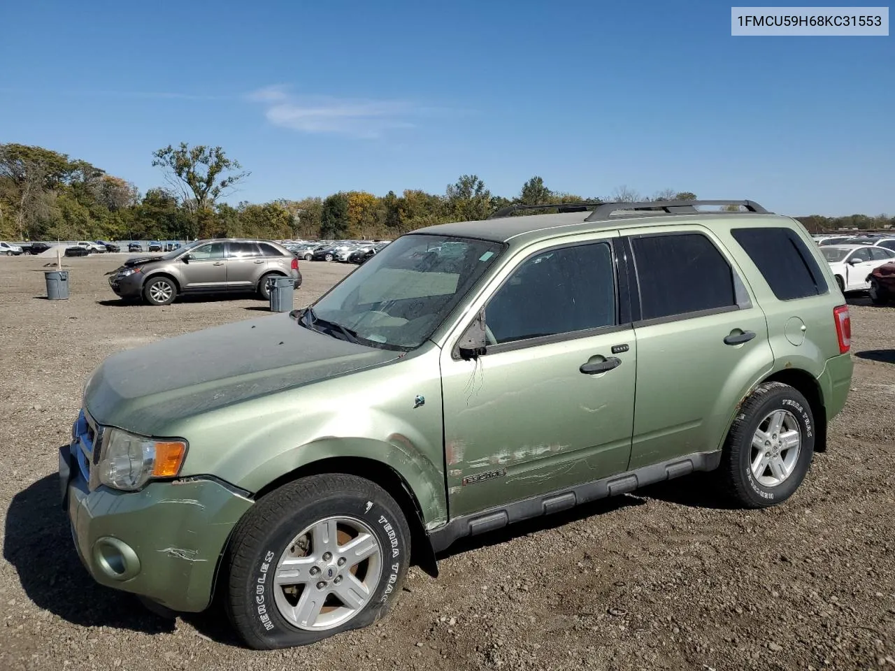 2008 Ford Escape Hev VIN: 1FMCU59H68KC31553 Lot: 75764254