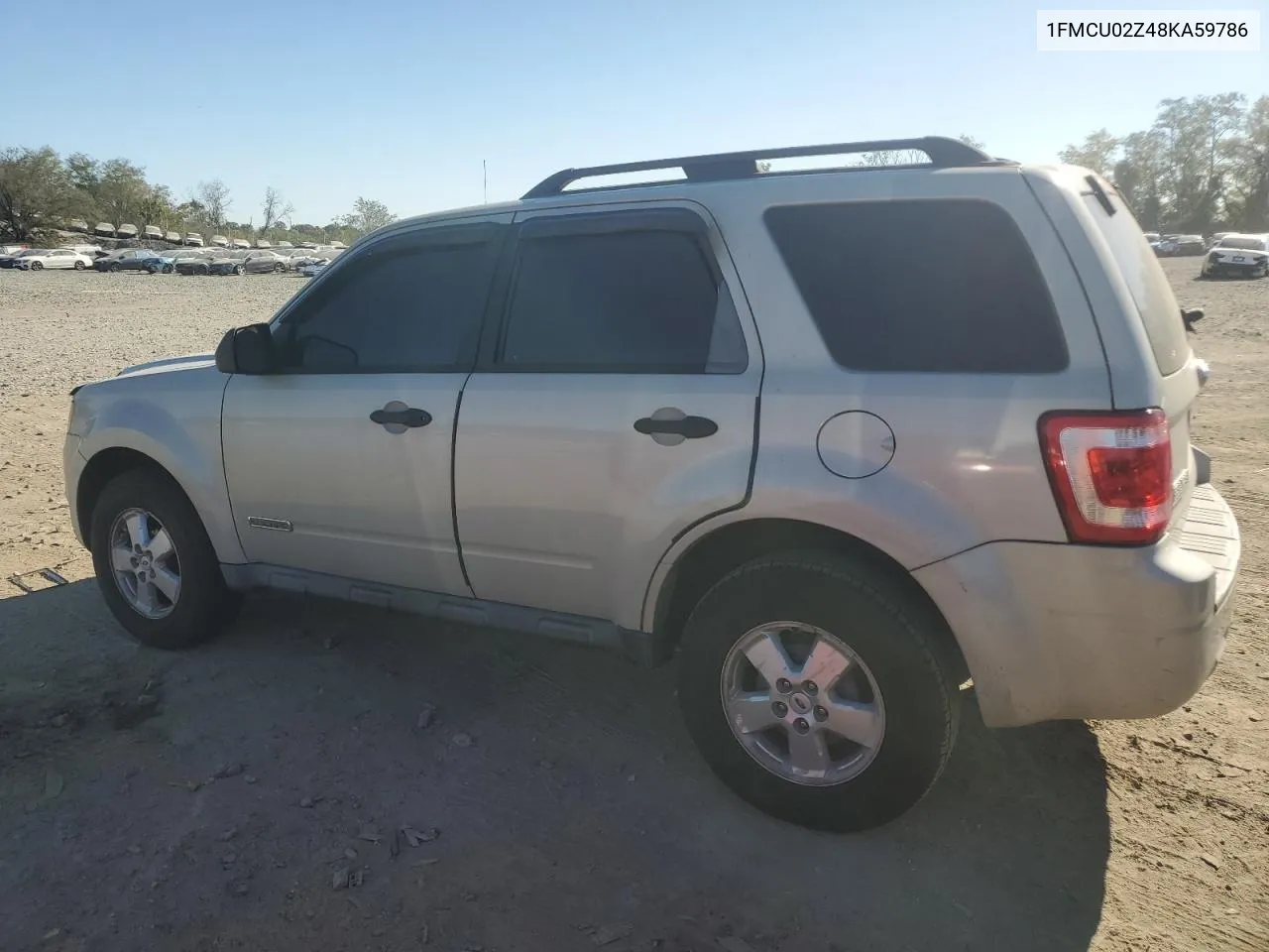 2008 Ford Escape Xls VIN: 1FMCU02Z48KA59786 Lot: 76072164