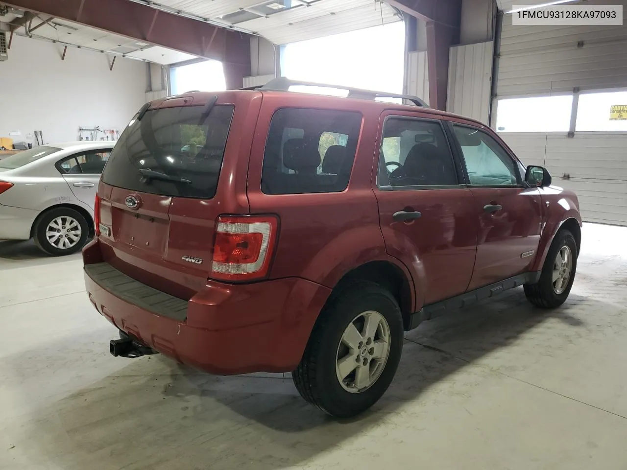 2008 Ford Escape Xlt VIN: 1FMCU93128KA97093 Lot: 76082484