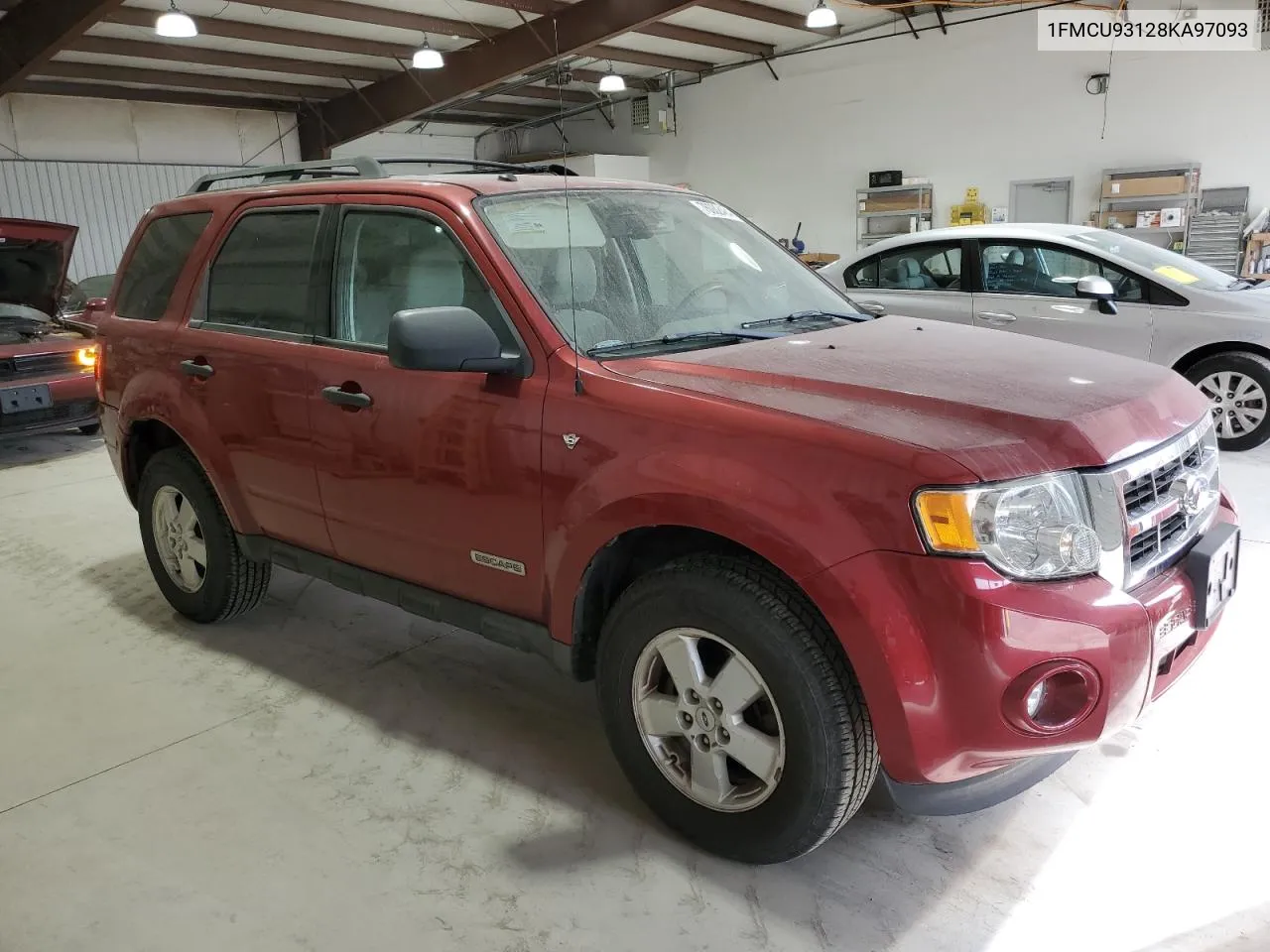 2008 Ford Escape Xlt VIN: 1FMCU93128KA97093 Lot: 76082484