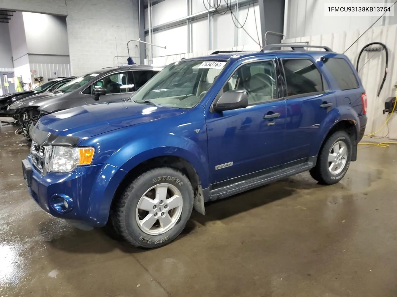 2008 Ford Escape Xlt VIN: 1FMCU93138KB13754 Lot: 76343164