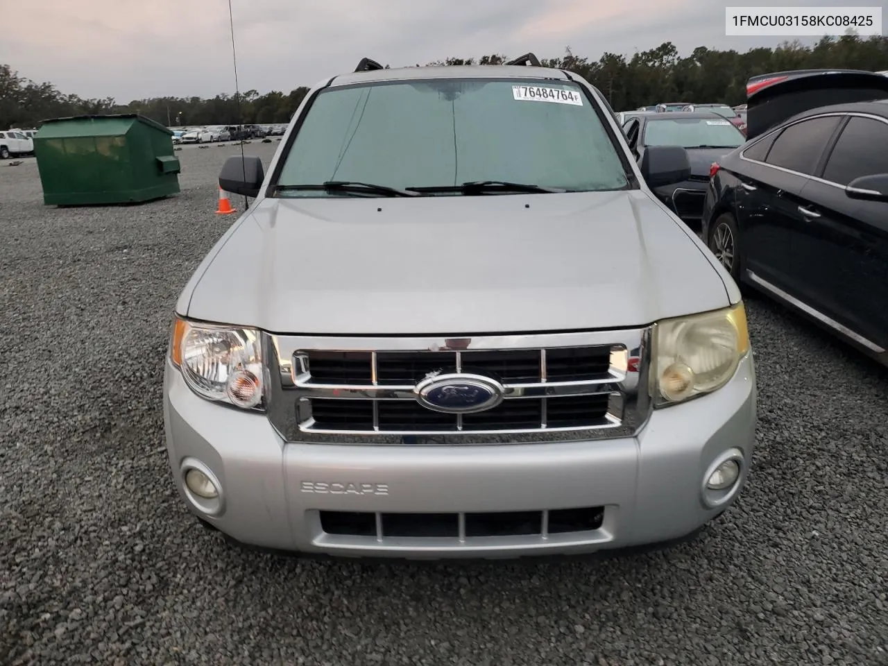 2008 Ford Escape Xlt VIN: 1FMCU03158KC08425 Lot: 76484764