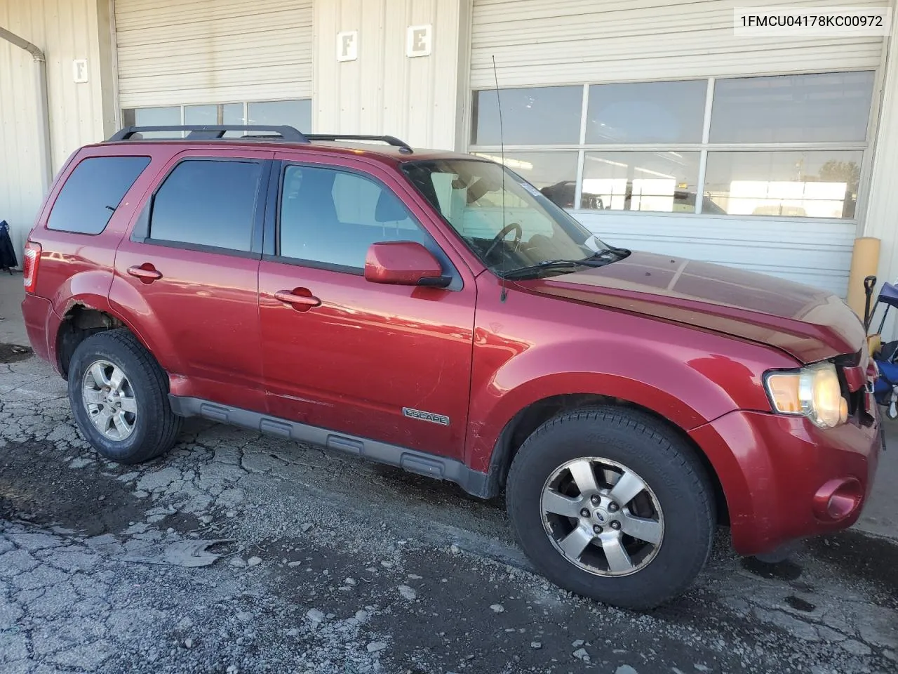 2008 Ford Escape Limited VIN: 1FMCU04178KC00972 Lot: 76619954