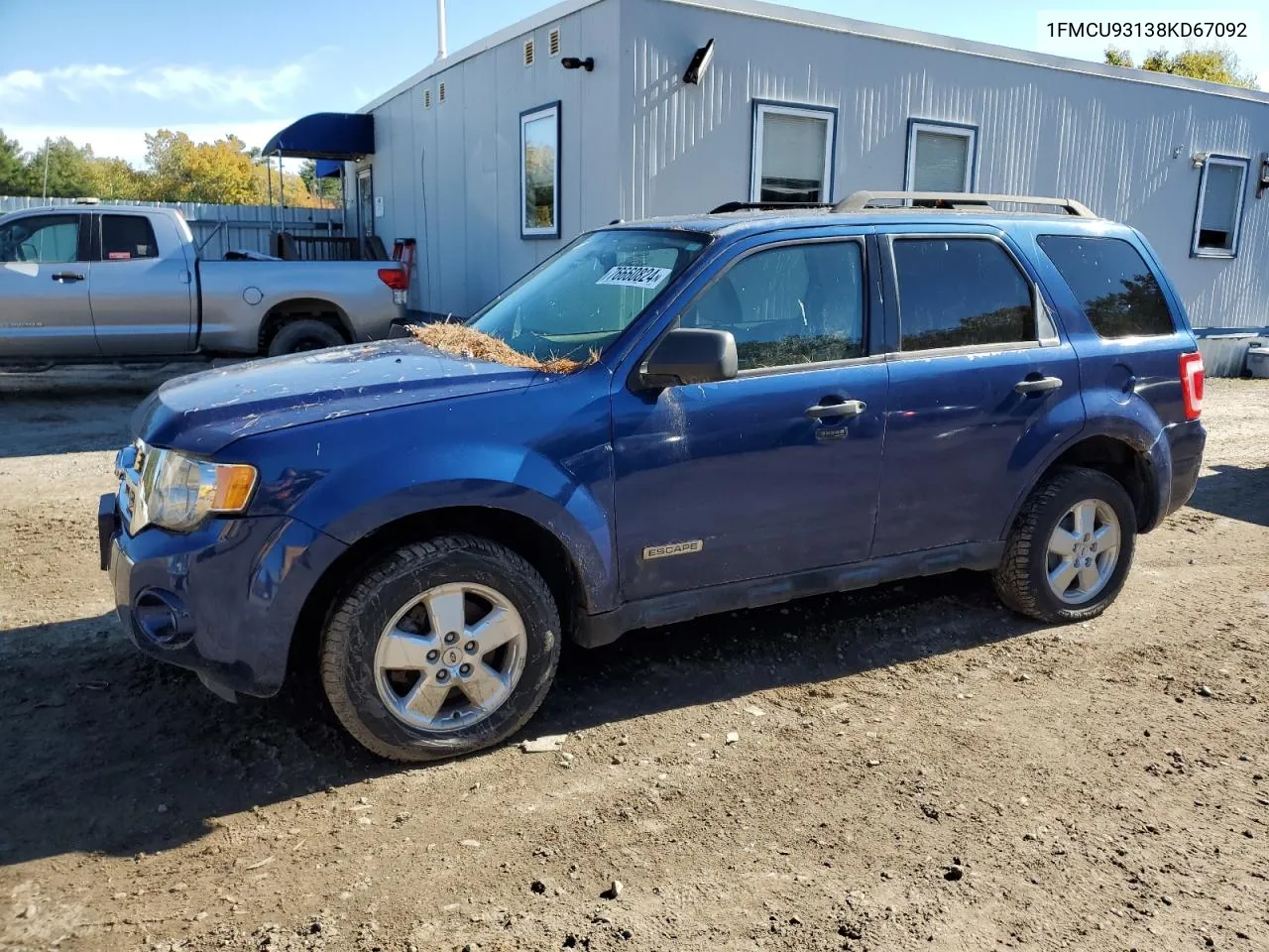 2008 Ford Escape Xlt VIN: 1FMCU93138KD67092 Lot: 76660824