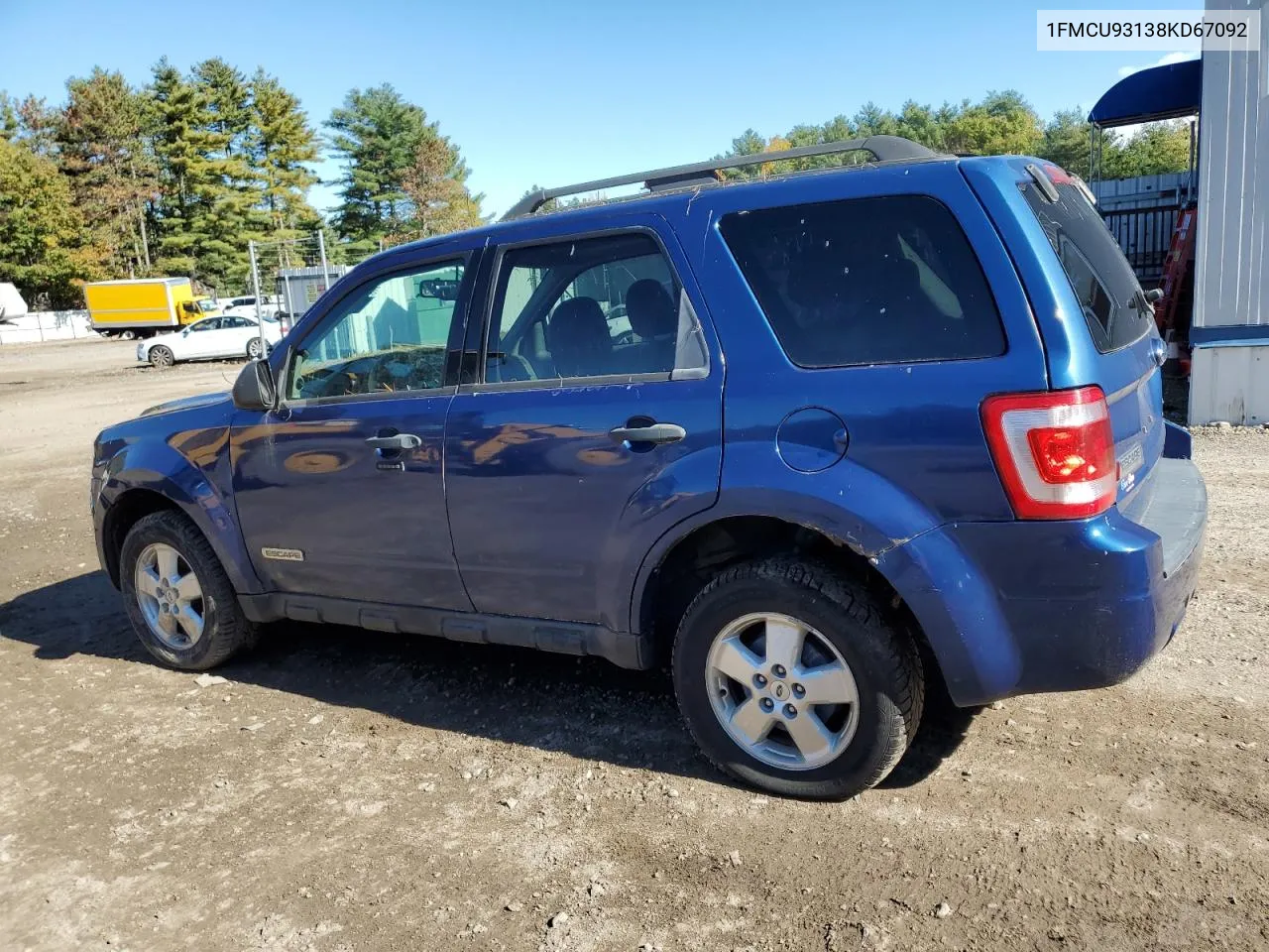 2008 Ford Escape Xlt VIN: 1FMCU93138KD67092 Lot: 76660824