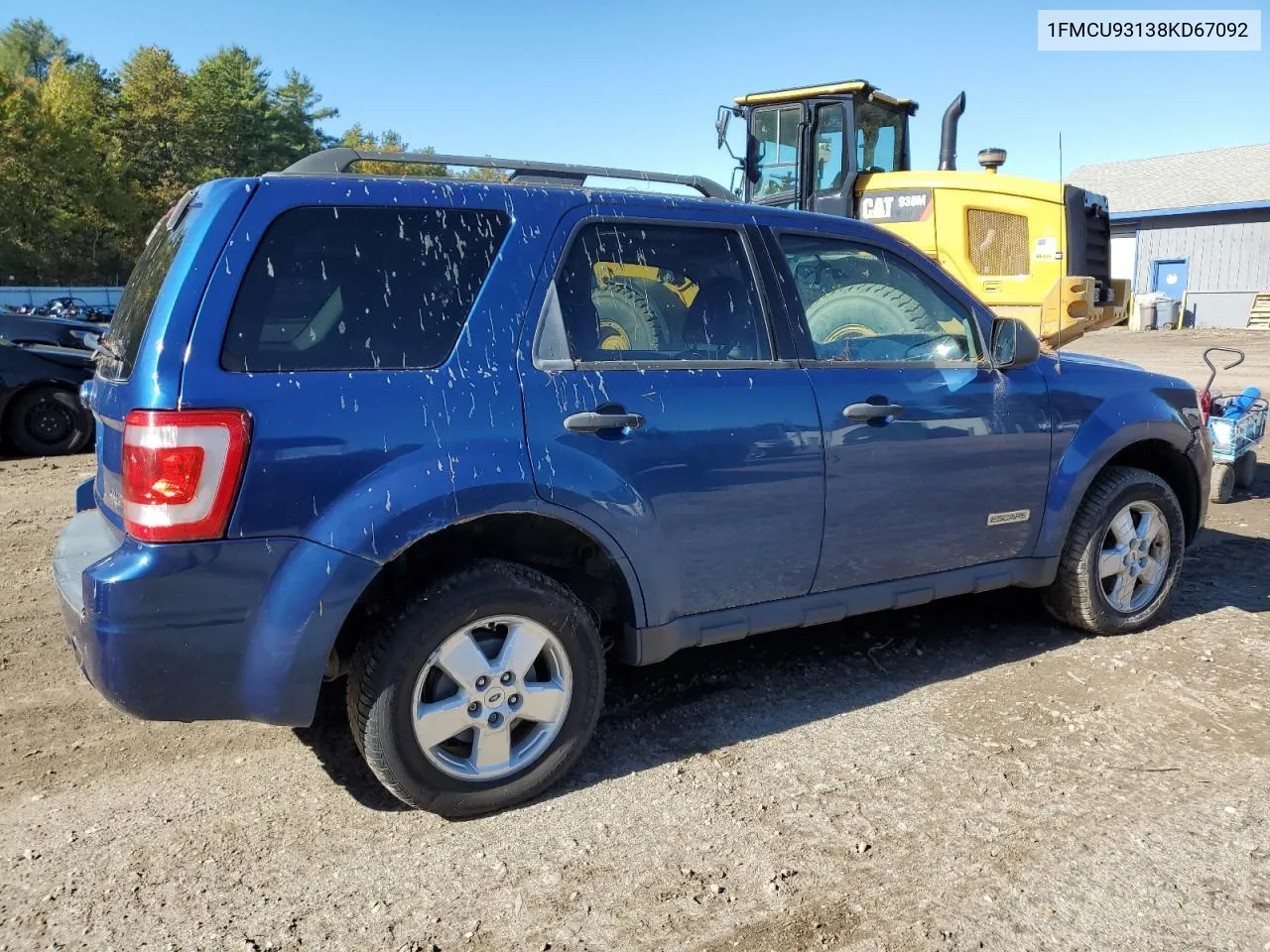 2008 Ford Escape Xlt VIN: 1FMCU93138KD67092 Lot: 76660824